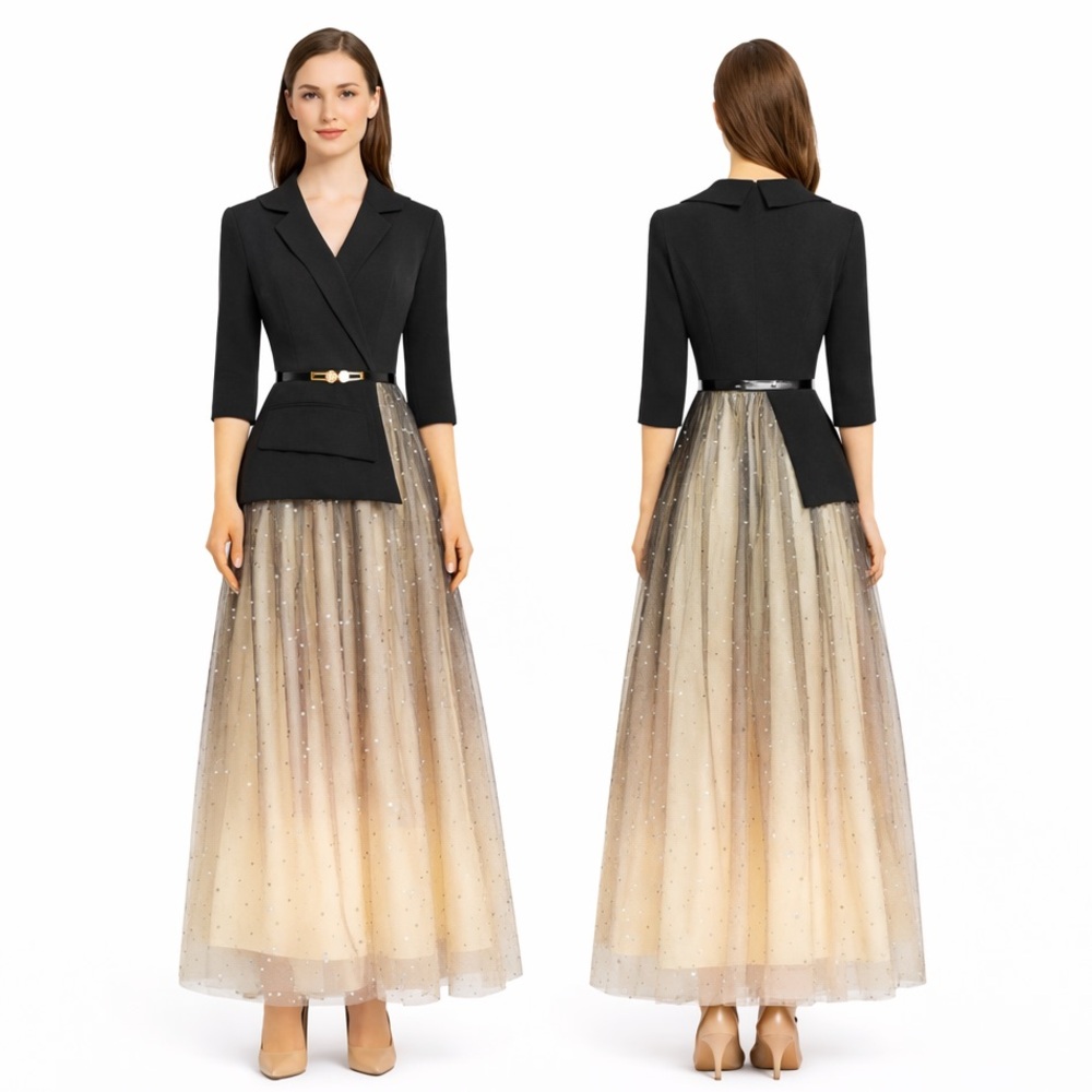 Tulle Star Layered Dress Size 8 Medium The Mehalia